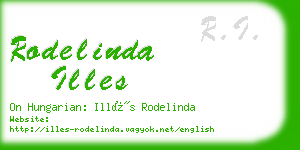 rodelinda illes business card